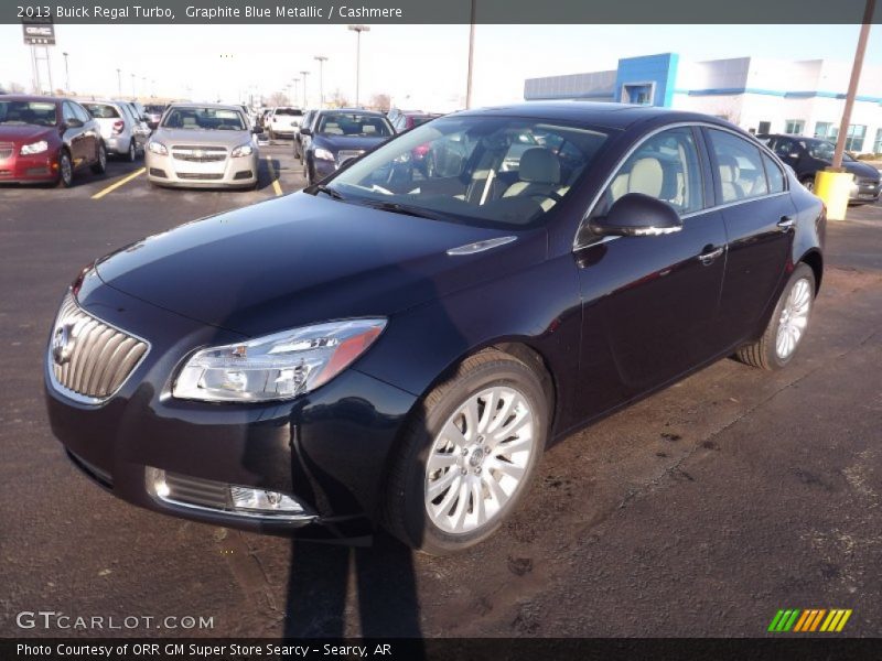 Graphite Blue Metallic / Cashmere 2013 Buick Regal Turbo