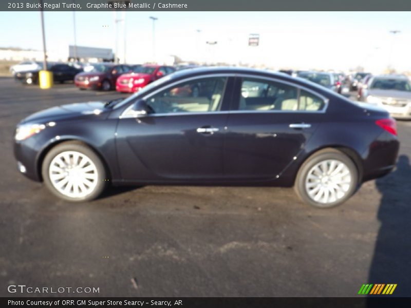 Graphite Blue Metallic / Cashmere 2013 Buick Regal Turbo