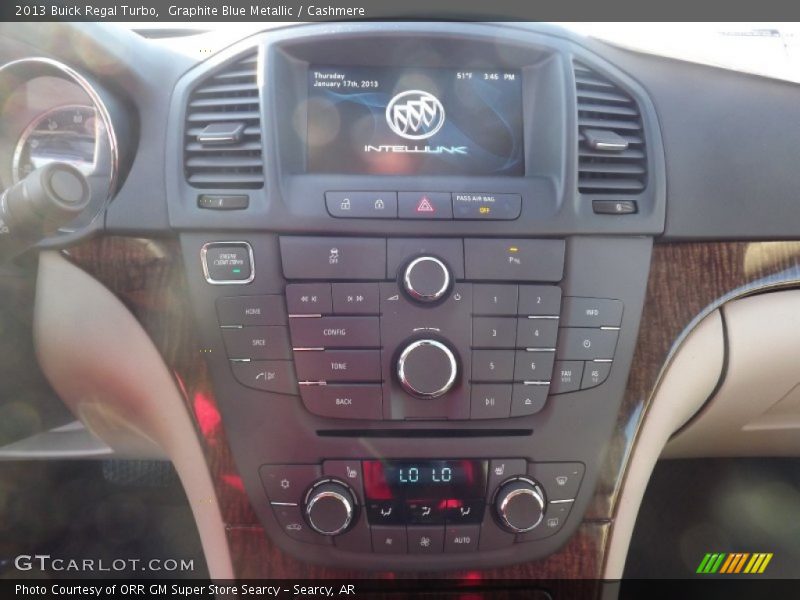 Graphite Blue Metallic / Cashmere 2013 Buick Regal Turbo