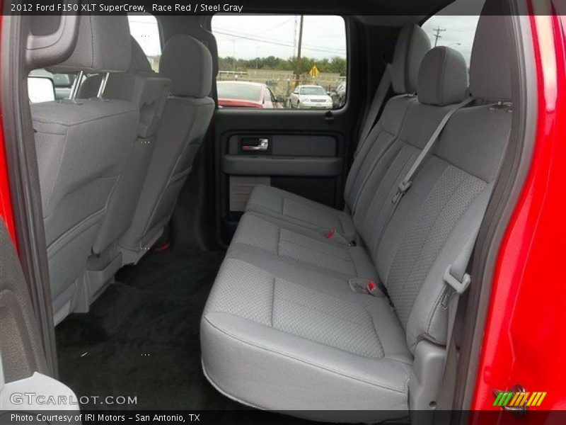 Race Red / Steel Gray 2012 Ford F150 XLT SuperCrew