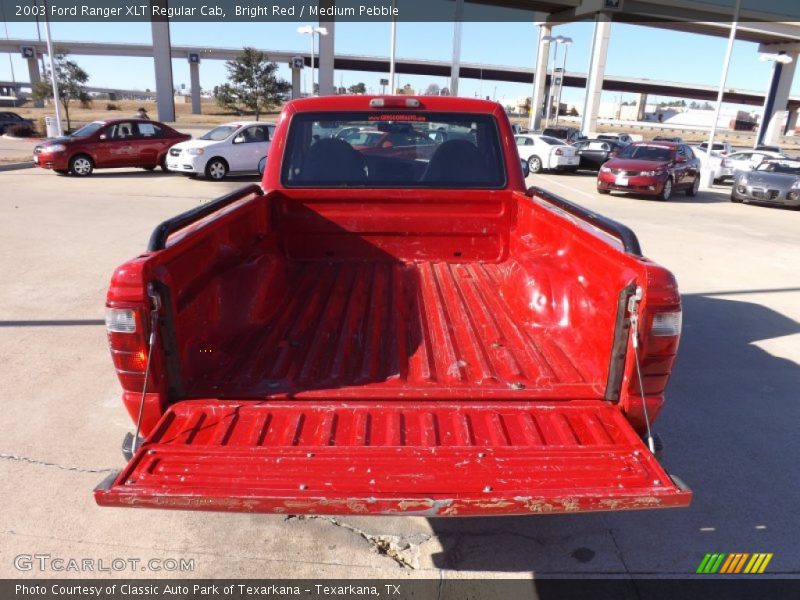 Bright Red / Medium Pebble 2003 Ford Ranger XLT Regular Cab