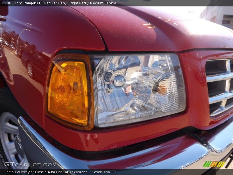 Bright Red / Medium Pebble 2003 Ford Ranger XLT Regular Cab