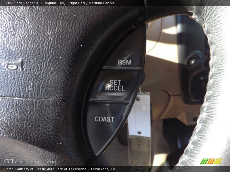 Bright Red / Medium Pebble 2003 Ford Ranger XLT Regular Cab