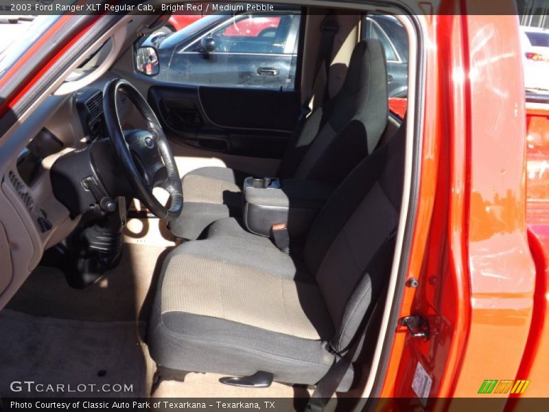 Bright Red / Medium Pebble 2003 Ford Ranger XLT Regular Cab