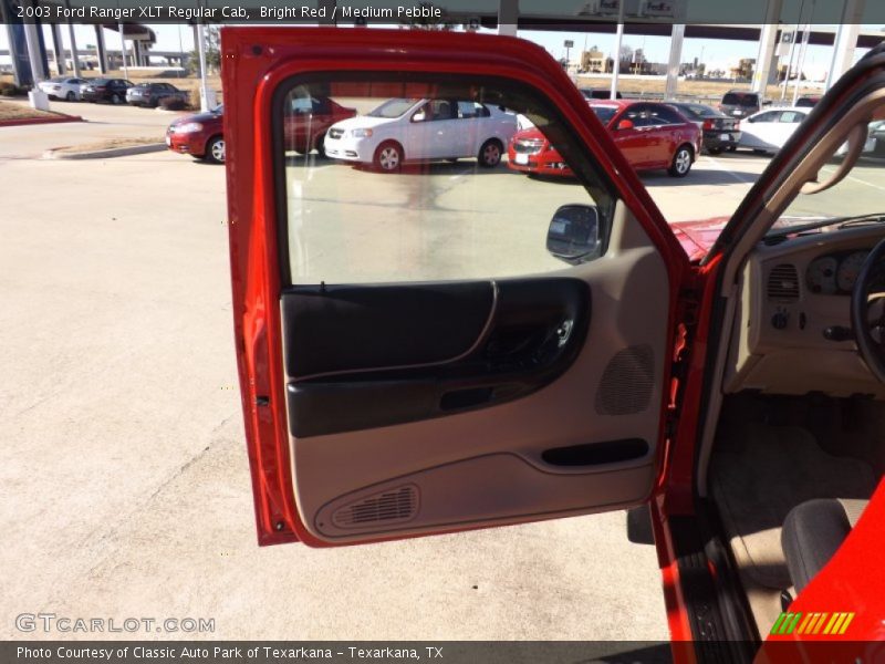 Bright Red / Medium Pebble 2003 Ford Ranger XLT Regular Cab