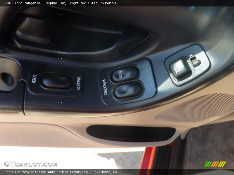 Bright Red / Medium Pebble 2003 Ford Ranger XLT Regular Cab