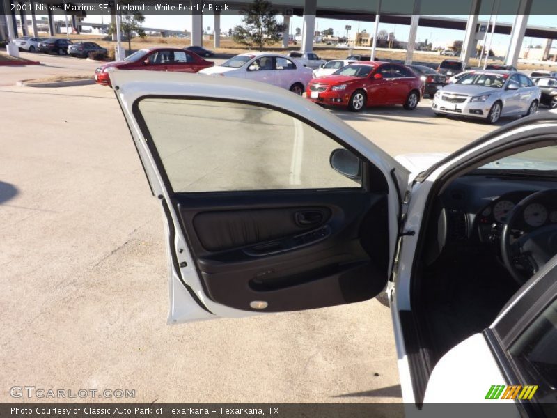 Icelandic White Pearl / Black 2001 Nissan Maxima SE