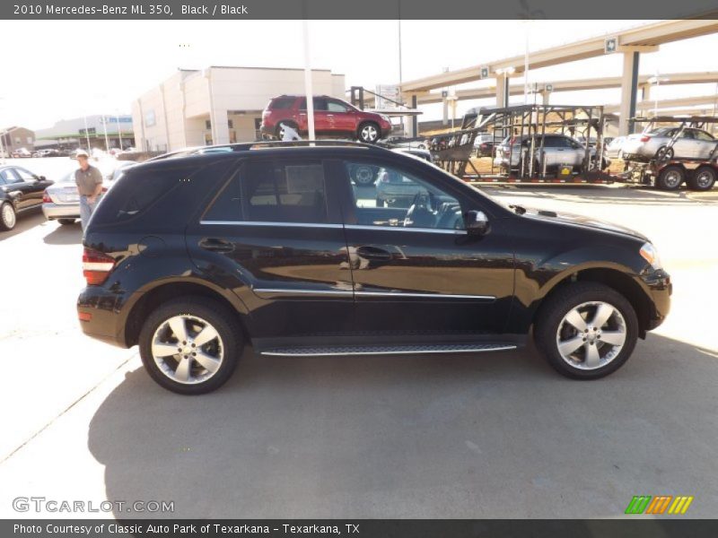 Black / Black 2010 Mercedes-Benz ML 350
