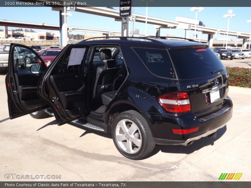 Black / Black 2010 Mercedes-Benz ML 350