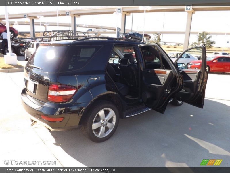 Black / Black 2010 Mercedes-Benz ML 350