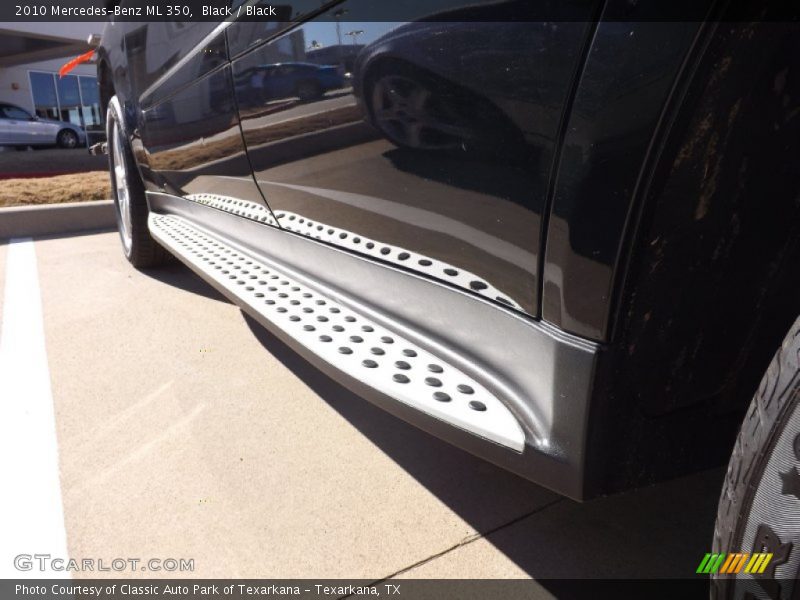 Black / Black 2010 Mercedes-Benz ML 350