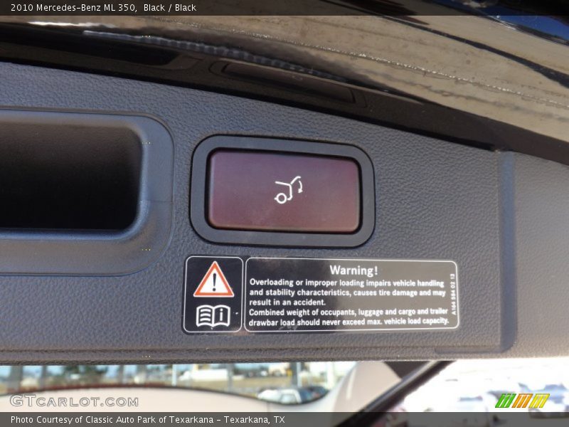Black / Black 2010 Mercedes-Benz ML 350