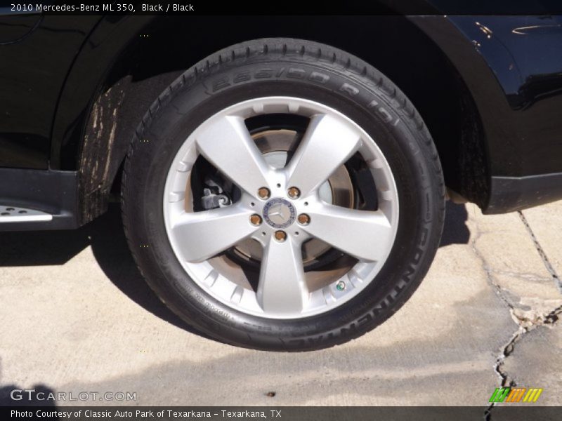 Black / Black 2010 Mercedes-Benz ML 350