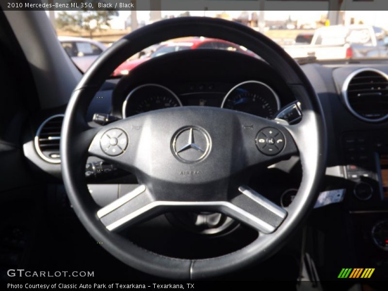 Black / Black 2010 Mercedes-Benz ML 350