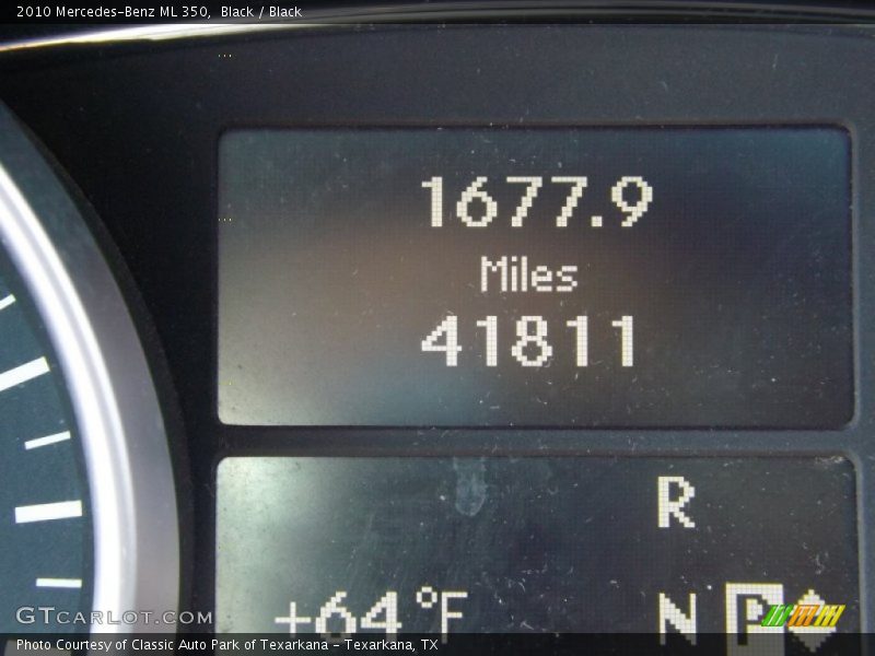 Black / Black 2010 Mercedes-Benz ML 350