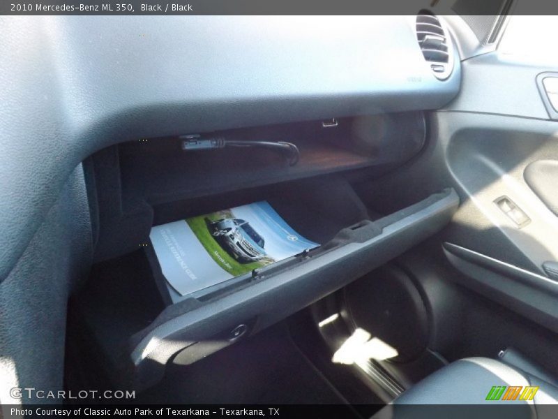 Black / Black 2010 Mercedes-Benz ML 350