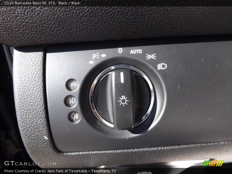 Black / Black 2010 Mercedes-Benz ML 350
