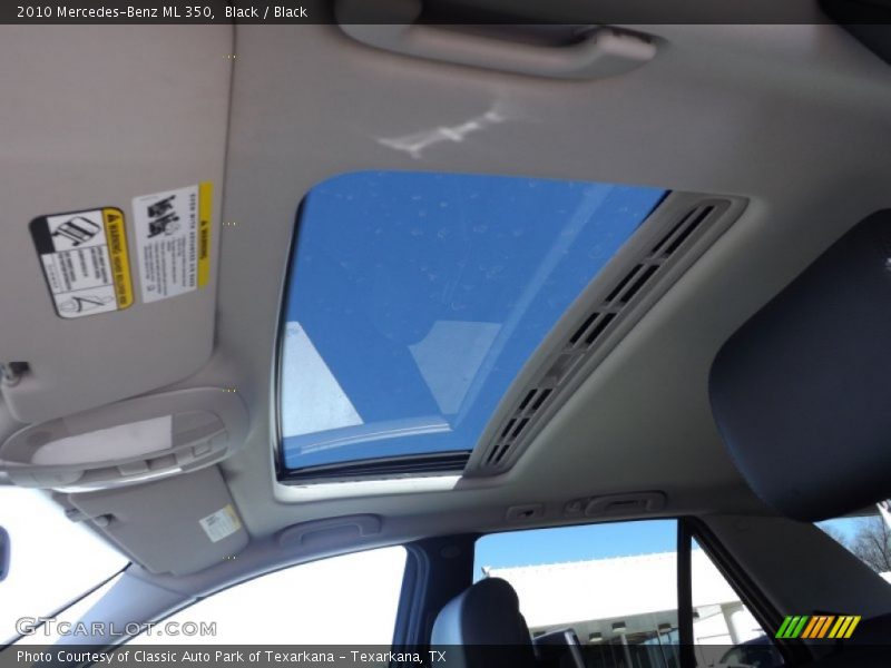 Black / Black 2010 Mercedes-Benz ML 350