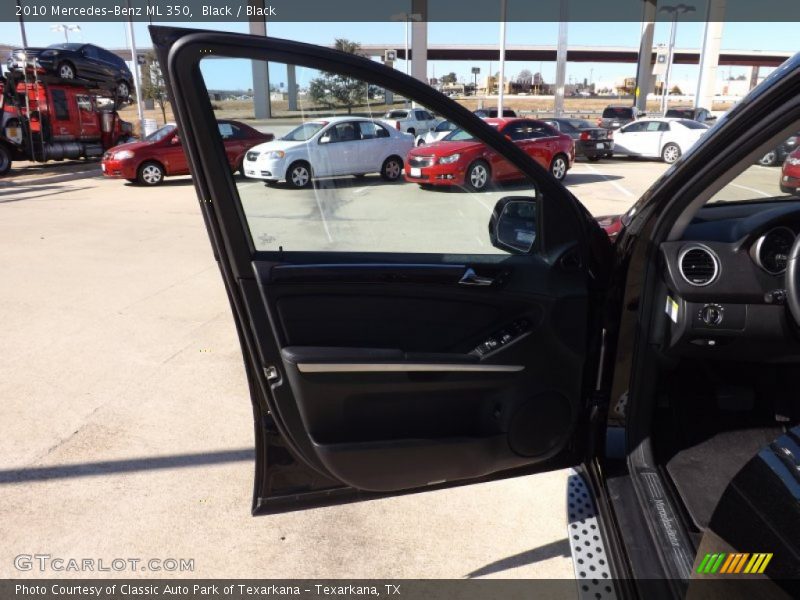 Black / Black 2010 Mercedes-Benz ML 350