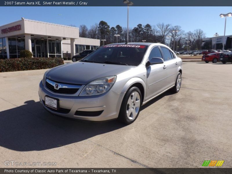Silver Pearl Metallic / Gray 2007 Saturn Aura XE