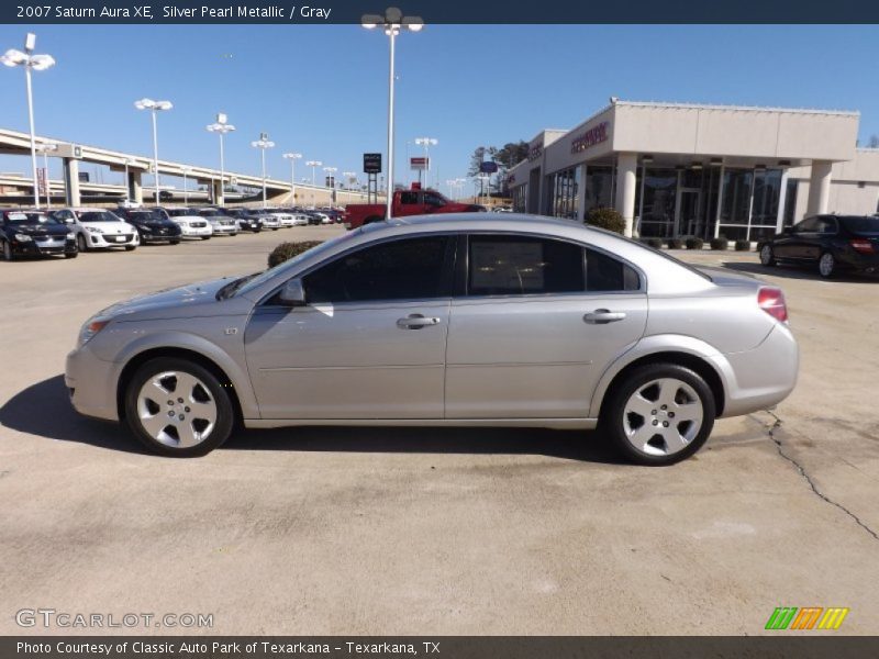 Silver Pearl Metallic / Gray 2007 Saturn Aura XE