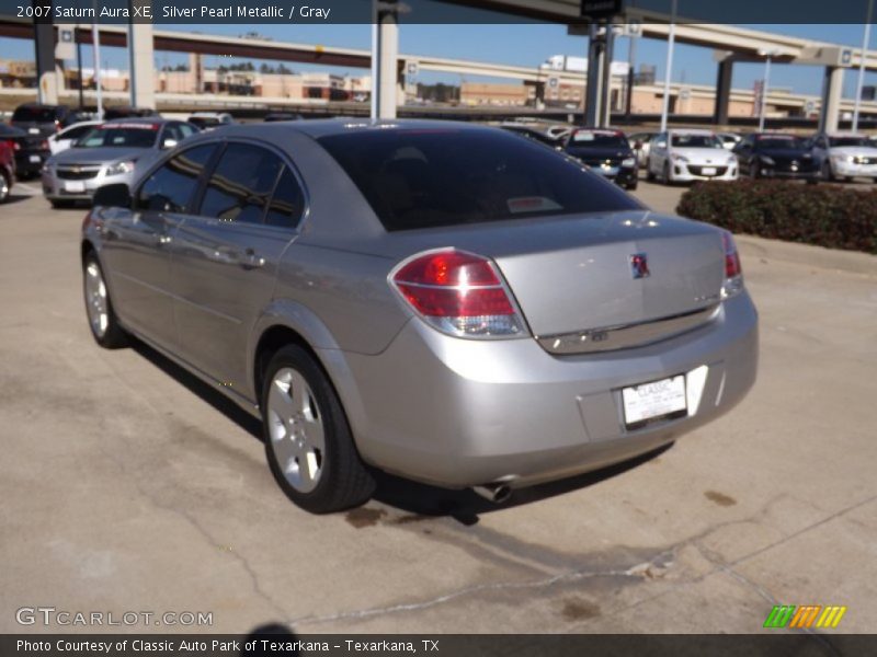 Silver Pearl Metallic / Gray 2007 Saturn Aura XE