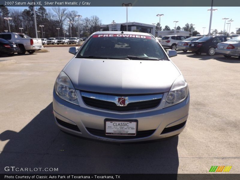 Silver Pearl Metallic / Gray 2007 Saturn Aura XE