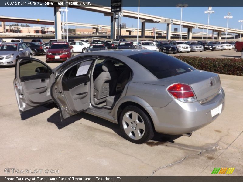 Silver Pearl Metallic / Gray 2007 Saturn Aura XE