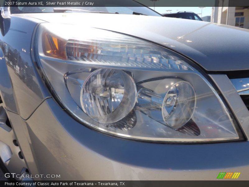Silver Pearl Metallic / Gray 2007 Saturn Aura XE