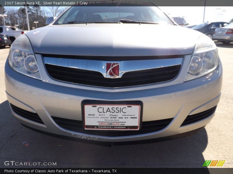 Silver Pearl Metallic / Gray 2007 Saturn Aura XE