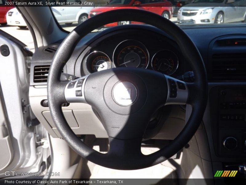 Silver Pearl Metallic / Gray 2007 Saturn Aura XE