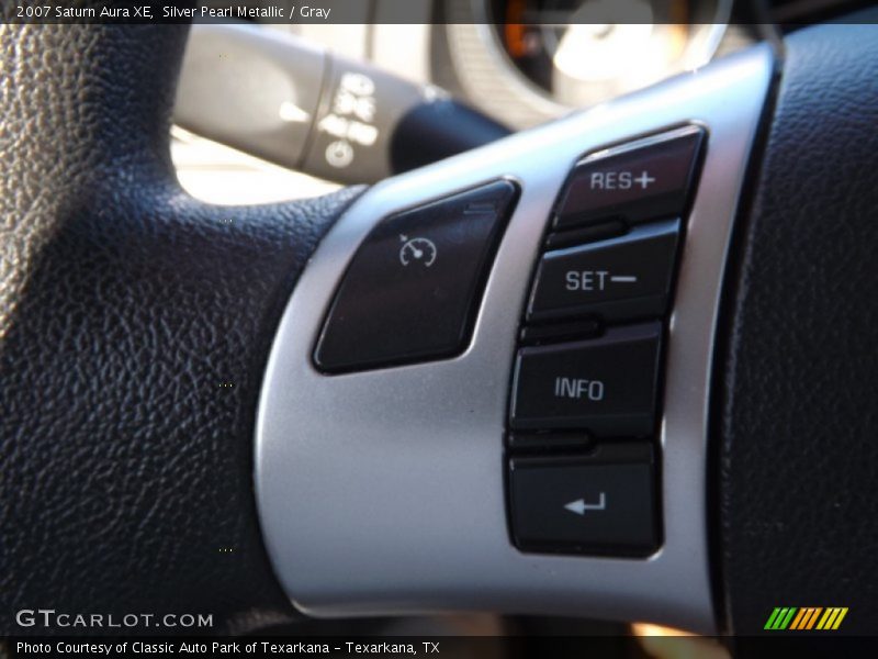 Silver Pearl Metallic / Gray 2007 Saturn Aura XE