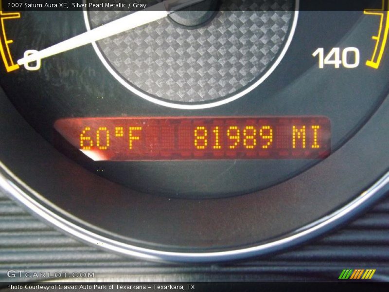 Silver Pearl Metallic / Gray 2007 Saturn Aura XE