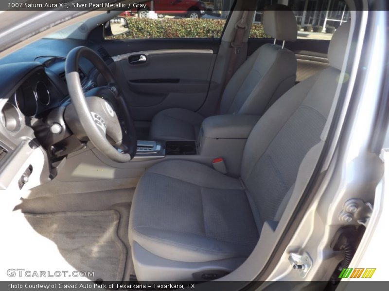 Silver Pearl Metallic / Gray 2007 Saturn Aura XE