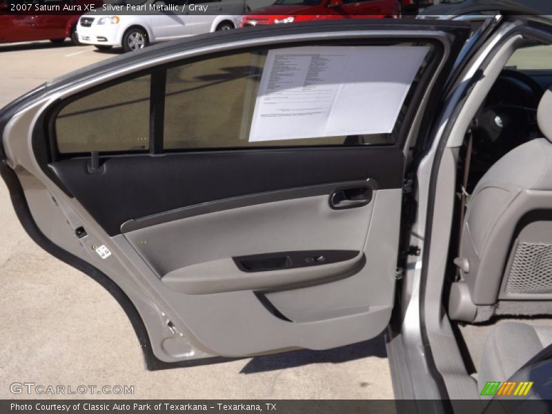 Silver Pearl Metallic / Gray 2007 Saturn Aura XE