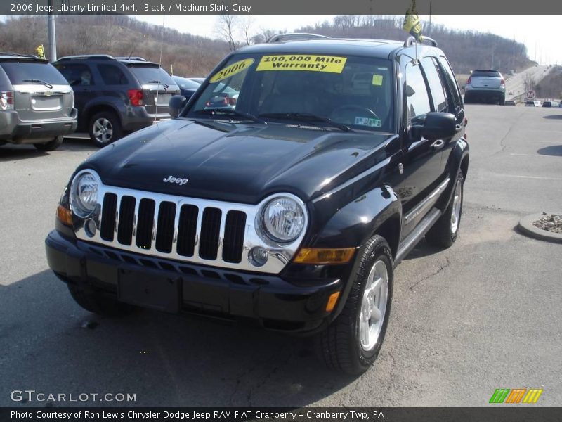 Black / Medium Slate Gray 2006 Jeep Liberty Limited 4x4
