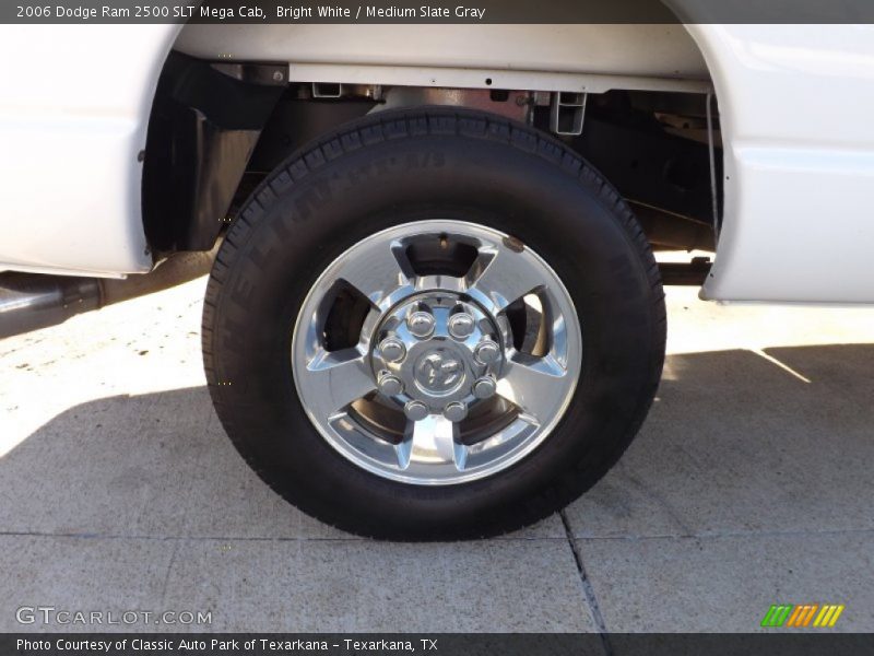 Bright White / Medium Slate Gray 2006 Dodge Ram 2500 SLT Mega Cab