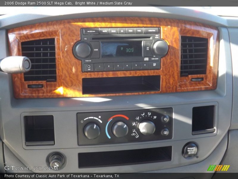 Bright White / Medium Slate Gray 2006 Dodge Ram 2500 SLT Mega Cab