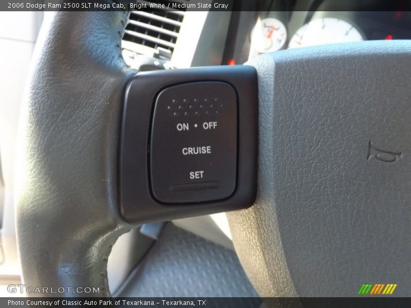 Bright White / Medium Slate Gray 2006 Dodge Ram 2500 SLT Mega Cab