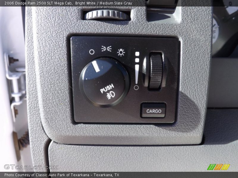 Bright White / Medium Slate Gray 2006 Dodge Ram 2500 SLT Mega Cab