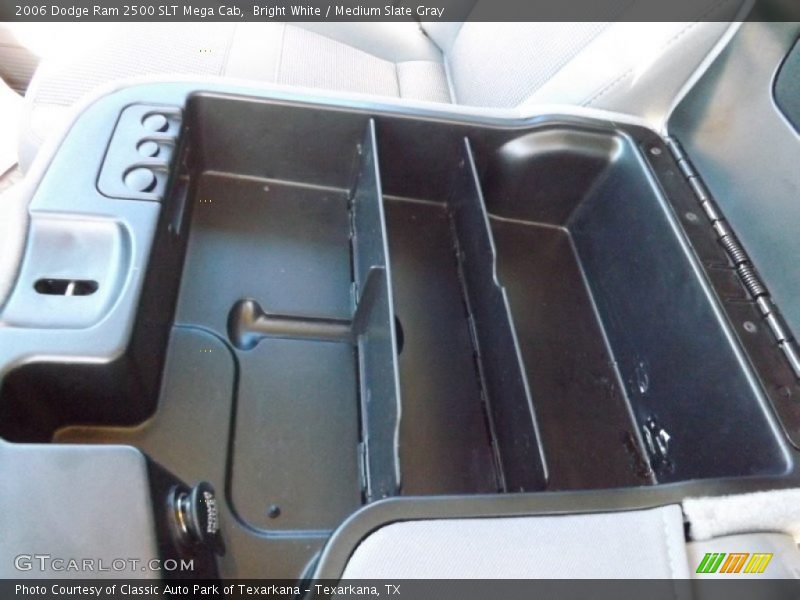 Bright White / Medium Slate Gray 2006 Dodge Ram 2500 SLT Mega Cab
