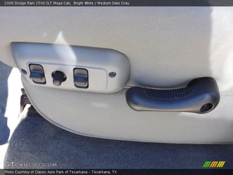 Bright White / Medium Slate Gray 2006 Dodge Ram 2500 SLT Mega Cab