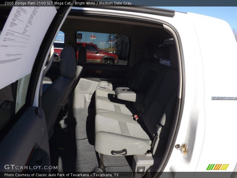 Bright White / Medium Slate Gray 2006 Dodge Ram 2500 SLT Mega Cab
