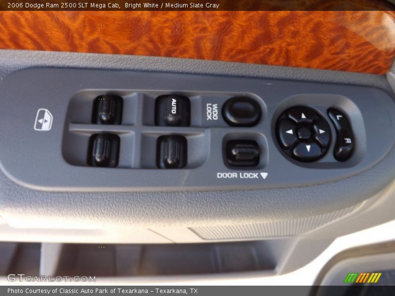 Bright White / Medium Slate Gray 2006 Dodge Ram 2500 SLT Mega Cab