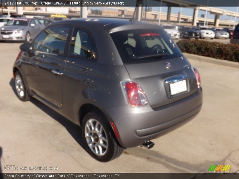 Grigio (Grey) / Tessuto Grigio/Nero (Grey/Black) 2012 Fiat 500 Pop