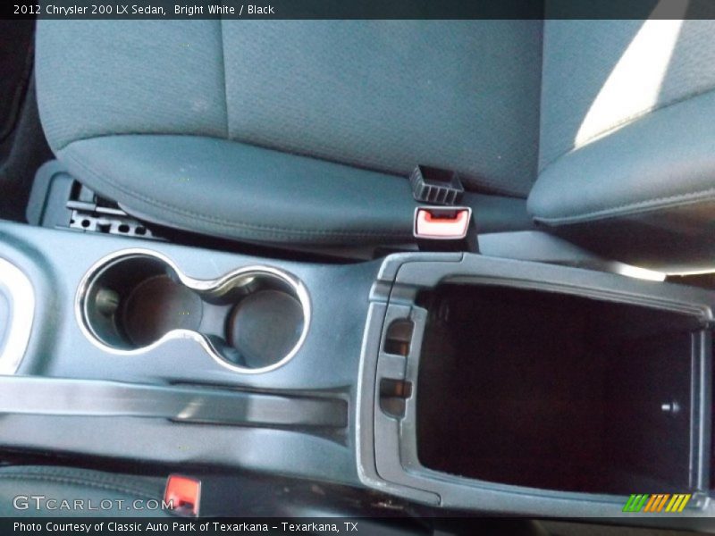 Bright White / Black 2012 Chrysler 200 LX Sedan