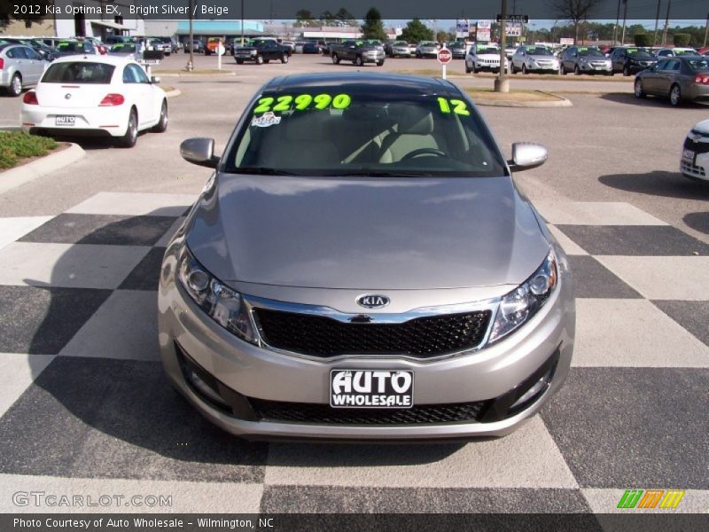 Bright Silver / Beige 2012 Kia Optima EX