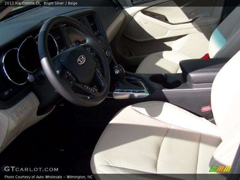 Bright Silver / Beige 2012 Kia Optima EX