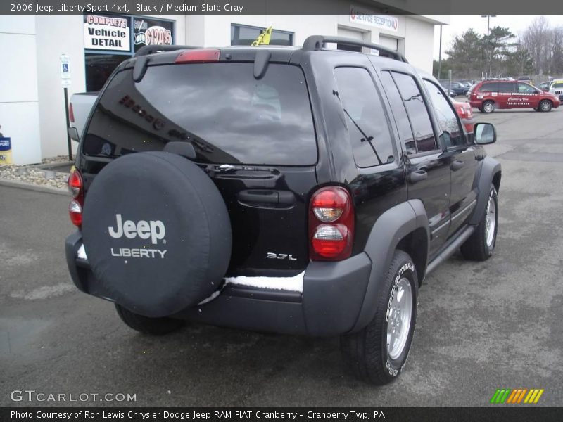 Black / Medium Slate Gray 2006 Jeep Liberty Sport 4x4