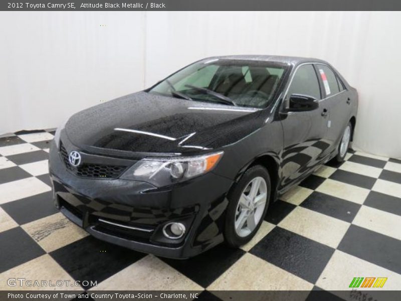 Attitude Black Metallic / Black 2012 Toyota Camry SE